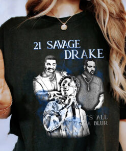 It’s All a Blur Tour 2023 Shirt, Drake 21 Savage Shirt, Drake Merch Tee, Comfort color shirt