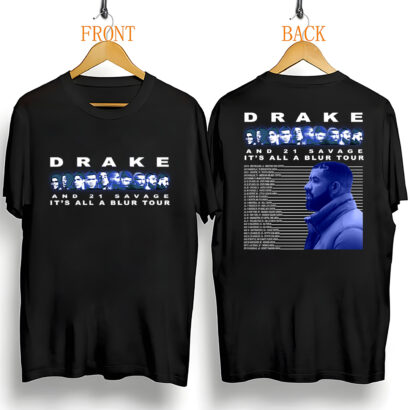 Drake tshirt, Drake Tour 2023 tshirt