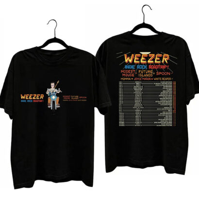 Weezer Indie Rock Roadtrip, Weezer Tour 2023 Shirt, Weezer Shirt