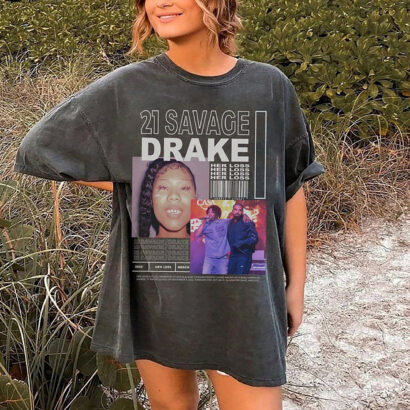 Drake 21 Savage T-Shirt, Drake T-Shirt, Comfort colors shirt