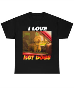 I Love Hot Dogs tshirt
