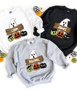 Personalized Halloween Shirt, Ghost Halloween Shirt, Custom Halloween Shirt