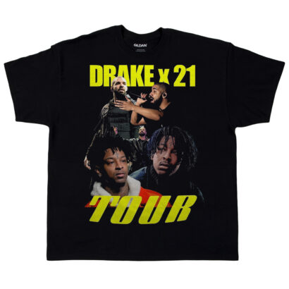 Drake x 21 Savage Its all a Blur Tour Shirt