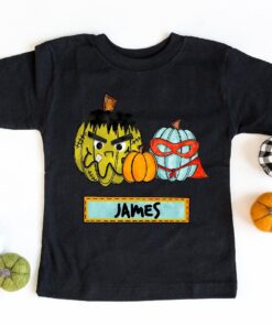 Personalized Pumpkin Shirt, Pumpkin Halloween Shirt, Custom Halloween Shirt