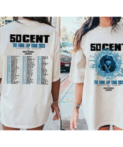 The Final Lap Tour 2023 TShirt, 50Cent Fan Shirt, 50Cent 2023 Concert, Comfort colors shirt