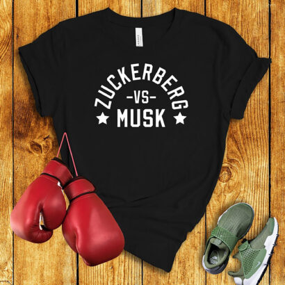 Zuckerberg vs Musk Tshirt Unisex Shirt Fight tee, Musk vs Zuckerberg: Team Musk Boxing T-Shirt - Enthusiast Apparel