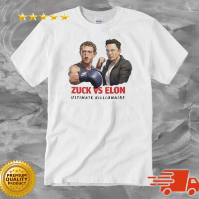 Tech Titans In The Ring Mark Zuckerberg Vs Elon Musk shirt