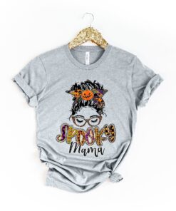 Spooky Mama Shirt, Halloween Mom Shirt, Halloween Shirt, Pumpkin Shirt