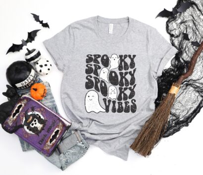 Spooky Season Shirt, Retro Spooky Shirt, Halloween Shirt, Ghost Shirt