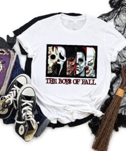 The Boys Of Fall Shirt, Horror Characters Shirt, Halloween Horror Movie Shirt