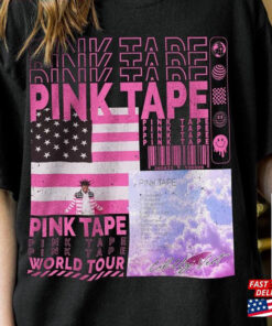 Lil Uzi Vert Rap Shirt Y2k 90S Merch Vintage Pink Tape T-Shirt World Tour 2023 Tickets Album American Flag V1 L17 Sweatshirt Classic