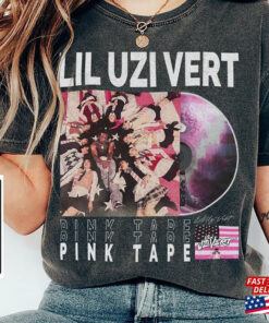 Lil Uzi Vert Rap Comfort colors shirt Y2k 90S Merch Vintage Pink Tape Comfort colors tshirt World Tour 2023 Tickets Album American Flag V8 L17 Hoodie