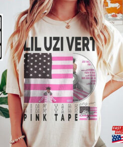 Lil Uzi Vert Rap Comfort colors tshirt Y2k 90S Merch Vintage Pink Tape comfort colors T-Shirt World Tour 2023 Tickets Album American Flag V4 L17 Sweatshirt