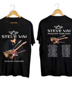 Steve Vai 2023 tour Shirt, Steve Vai Inviolate North American Tour 2023 Shirt, Steve Vai Fan Tee