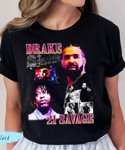 Drake It's All A Blur Tour 2023 TShirt, Drake 21 Savage Rap Shirt