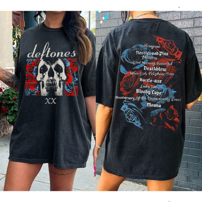 Deftones Shirt, Deftones 20th Anniversary Tshirt