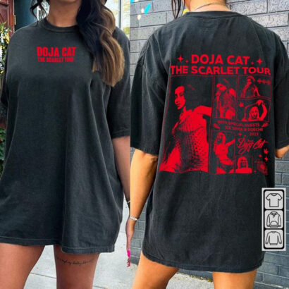 Doja Cat tshirt, Doja Cat Rap Shirt, Doja Cat The Scarlet Tour 2023 tshirt