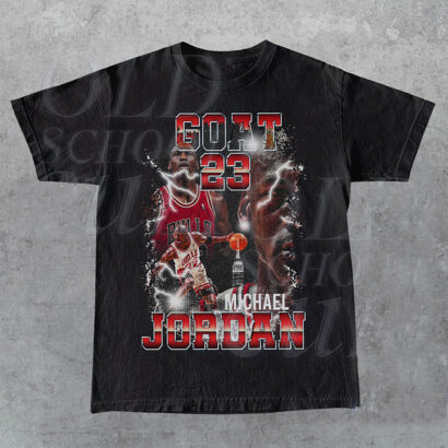 Michael Jordan Goat Tee, Michael Jordan Basketball Shirt