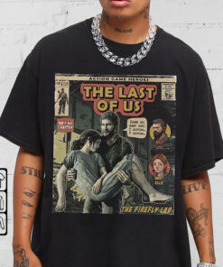 The Last Of Us Comic Shirt, The Last Of Us movie shirt