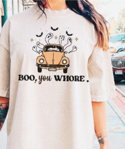 Boo, You Whore Shirt, Spooky Season Sweatshirt, Halloween t Shirt