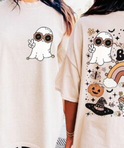 Cute Ghost Sweatshirt, Retro Halloween t Shirt, Spooky Halloween Sweatshirt