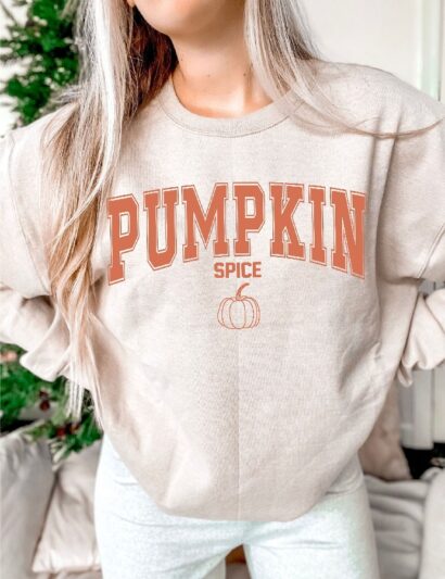 Pocket Pumpkin Sweatshirt, Halloween Pumpkin Shirt