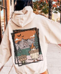 Hitchhiking Ghost Sweatshirt, Spooky Season Sweatshirt