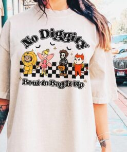 No Diggity Bout To Bag It Up Shirt, Retro Halloween Shirt, Trick Or Treat, Spooky Season Shirt