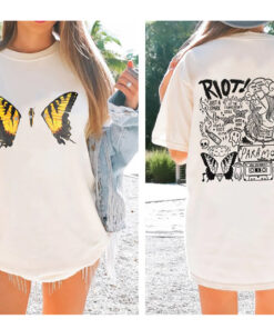 Paramore Band 2 Sides Shirt, Paramore Doodle Art Shirt, Paramore Merch, Comfort color shirt