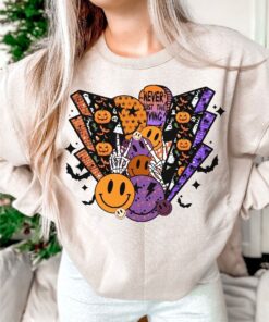 Retro Halloween Shirt, Halloween Smiley Face Shirt