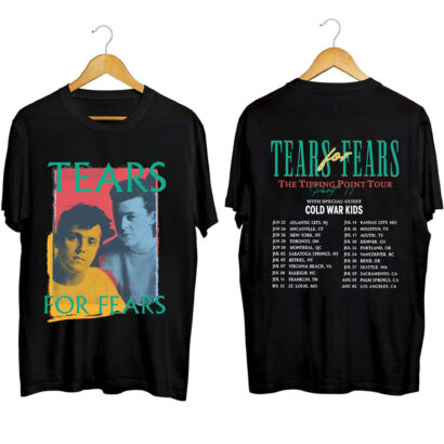 Tears for Fears tour 2023 Shirt, Tears for Fears The Tipping Point Tour 2023 Shirt