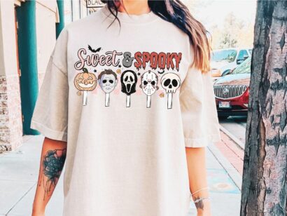 Sweet And Spooky Shirt, Spooky Season Sweatshirt