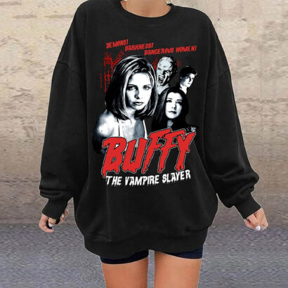 Buffy The Vampire Slayer Shirt, Buffy TV Show, Buffy Vampire Demon Hunter Tee