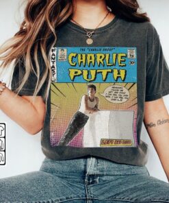 Charlie Puth Shirt, 90S Vintage Charlie Puth Album World Tour 2023 Shirt