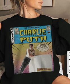 Charlie Puth Shirt, 90S Vintage Charlie Puth Album World Tour 2023 Shirt