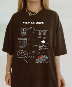 NF Tour 2023 Shirt, Map To Hope Shirt, NF Rapper TShirt