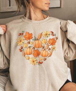 Pumpkin Fall Sweatshirt For Women, Vintage Thanksgiving Sweater, Pumpkin Patch Shirt