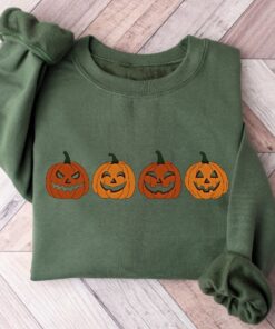 Pumpkin Halloween Sweatshirt, Pumpkin Halloween Shirt, Halloween Sweater