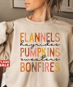 Pumpkin Patch Shirt, Fall Sweatshirt For Women, Flannel Pumpkin Sweater
