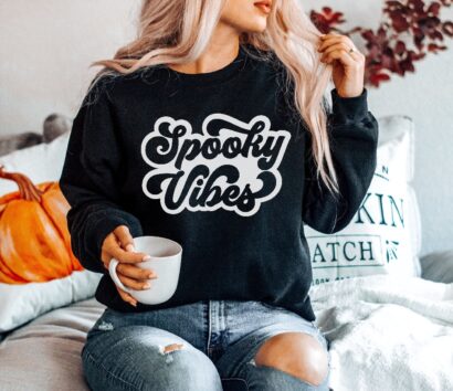 Spooky Vibes Shirt, Witch Vibes SweatshirtShirt