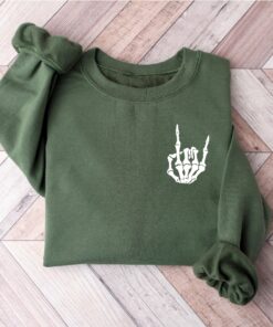 Skeleton Halloween Sweatshirt, Skeleton Halloween Shirt