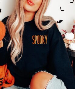 Vintage Halloween Crewneck Sweatshirt, Spooky Shirt