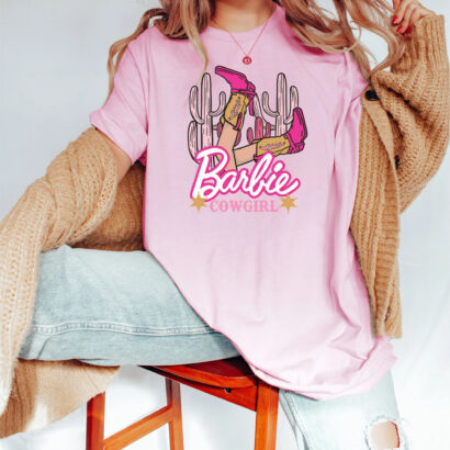 Cowboy Barbie Shirt, Birthday Party Shirt, Cowgirl Bachelorette Party tshirt, Party Girls Shirt