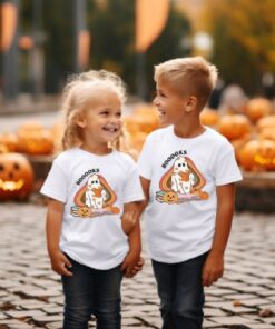 Toddler Girl Halloween Costume, Kid Halloween Shirt, Children's Ghost Tee