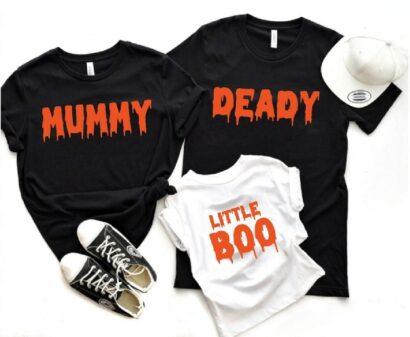 Matching Halloween Family shirt, Halloween Couple Shirts, Mom and Dad Shirts for Halloween