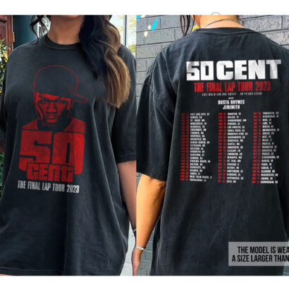 50 Cent tour tshirt, 50 Cent The Final Lap Tour 2023 Shirt, 50 Cent rap tee