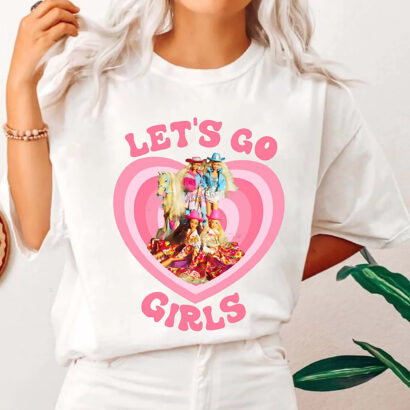 Barbie Shirt, Let's Go Girls Barbie Shirt, Barbie Movie 2023 tshirt