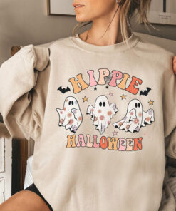 Ghost Halloween Sweatshirt, Happy Halloween Shirt, Fall Sweatshirt
