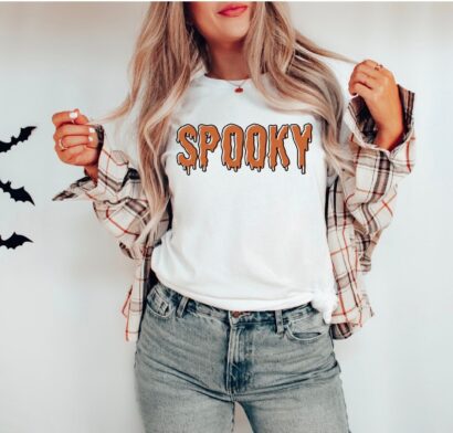 90's Halloween Throwback Spooky Shirt, 80's Halloween T-shirt, Halloween Spooky Tee