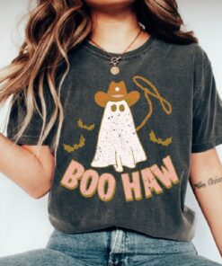 Boo Haw Western Shirt, Ghost Halloween Shirt, Cute Fall Shirt